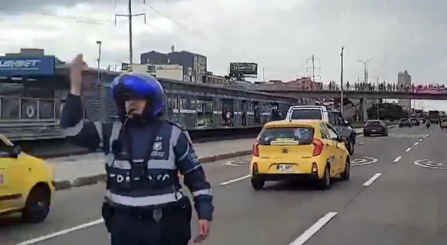 Se registra afectación vial en inmediaciones al estadio Nemesio Camacho El Campín - crédito Bogotá Tránsito