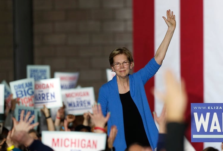 Elizabeth Warren. REUTERS/Rebecca Cook