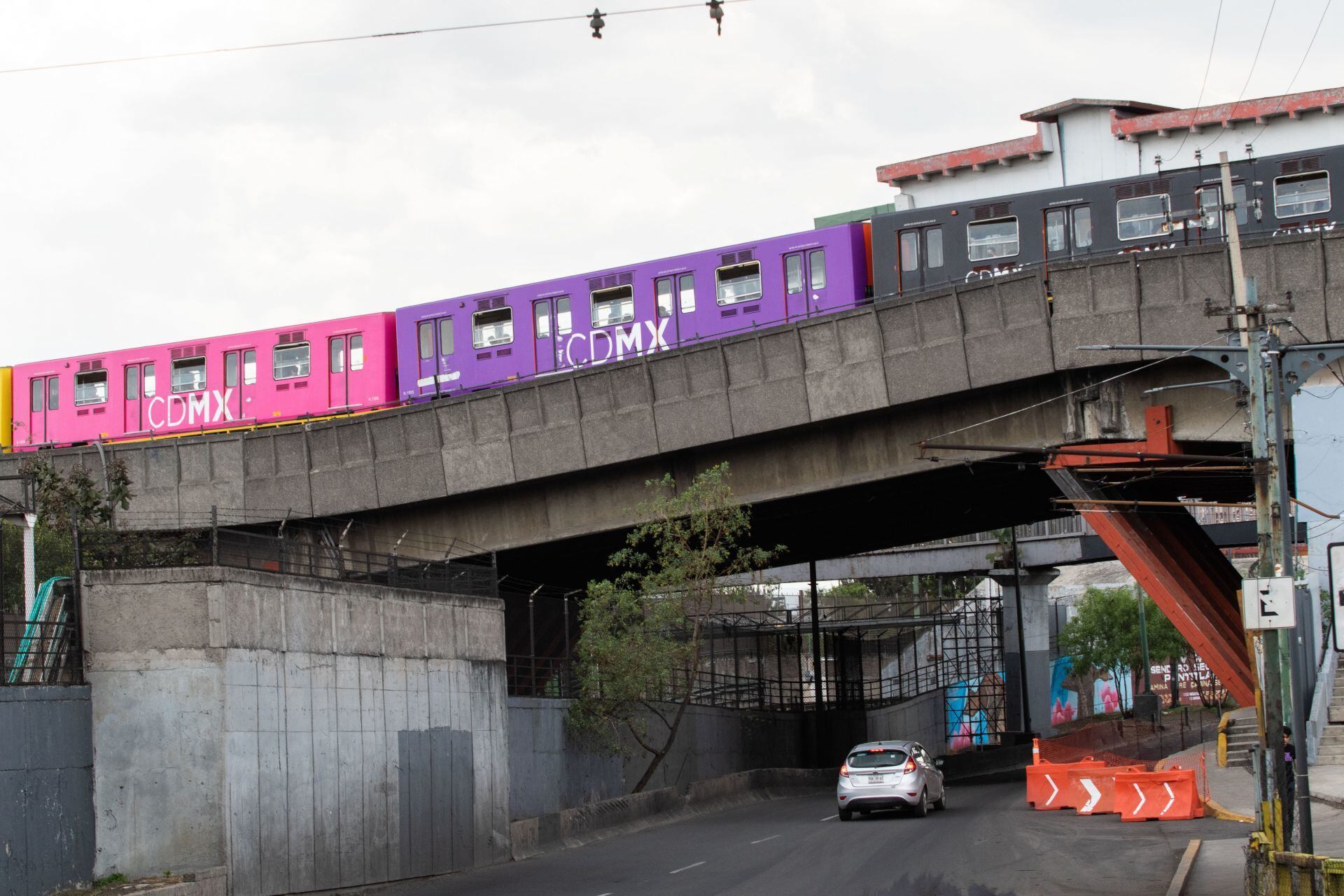 Así se ven las instalaciones del Sistema de Transporte Colectivo Metro en Ciudad de México que corresponden a la línea 9