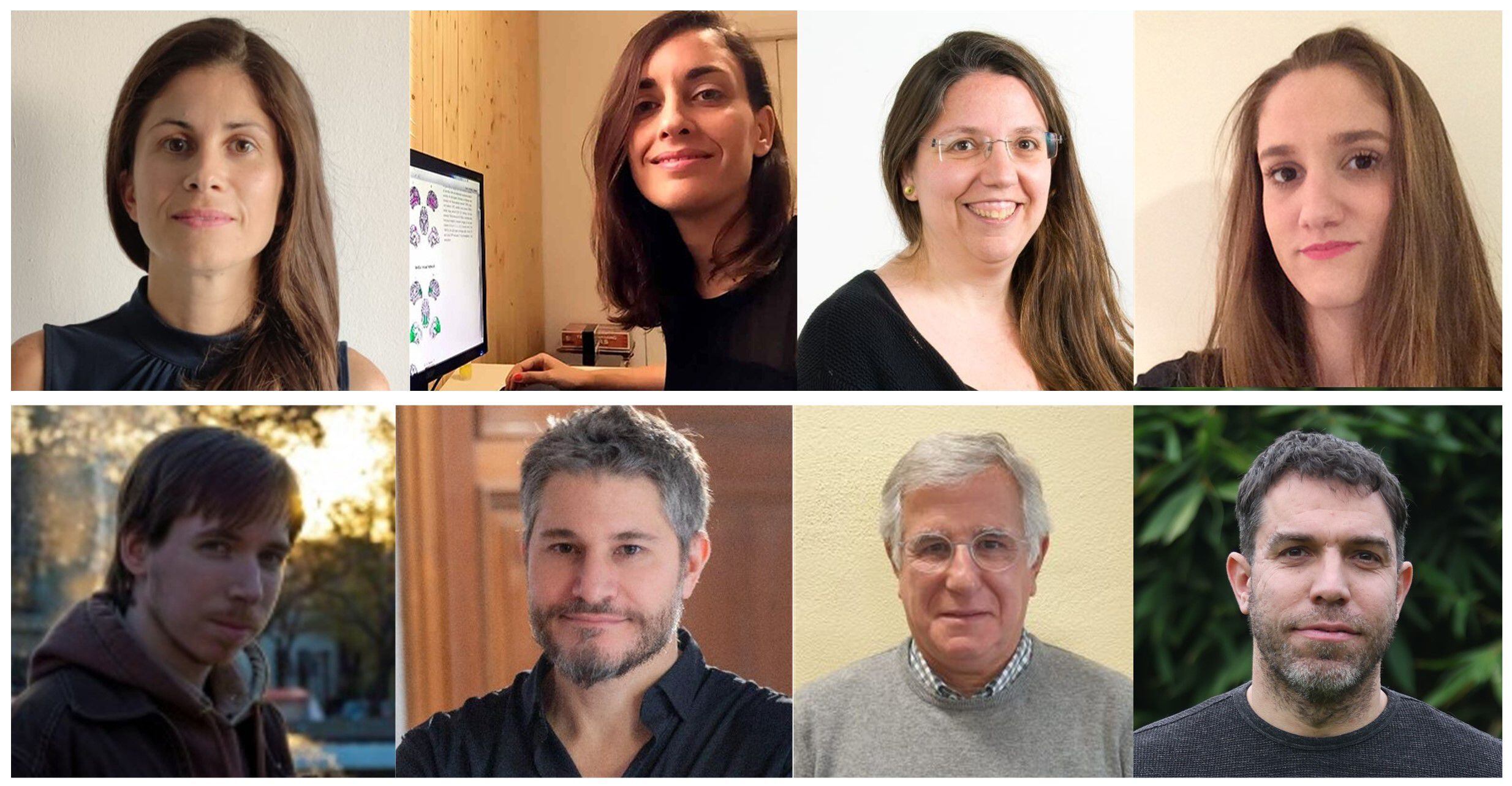 El equipo de científicos que ganó el IgNobel en Comunicación: María José Torres-Prioris, Diana López-Barroso, Estela Càmara, Sol Fittipaldi, Lucas Sedeño, Agustín Ibáñez, Marcelo Berthier, y Adolfo García