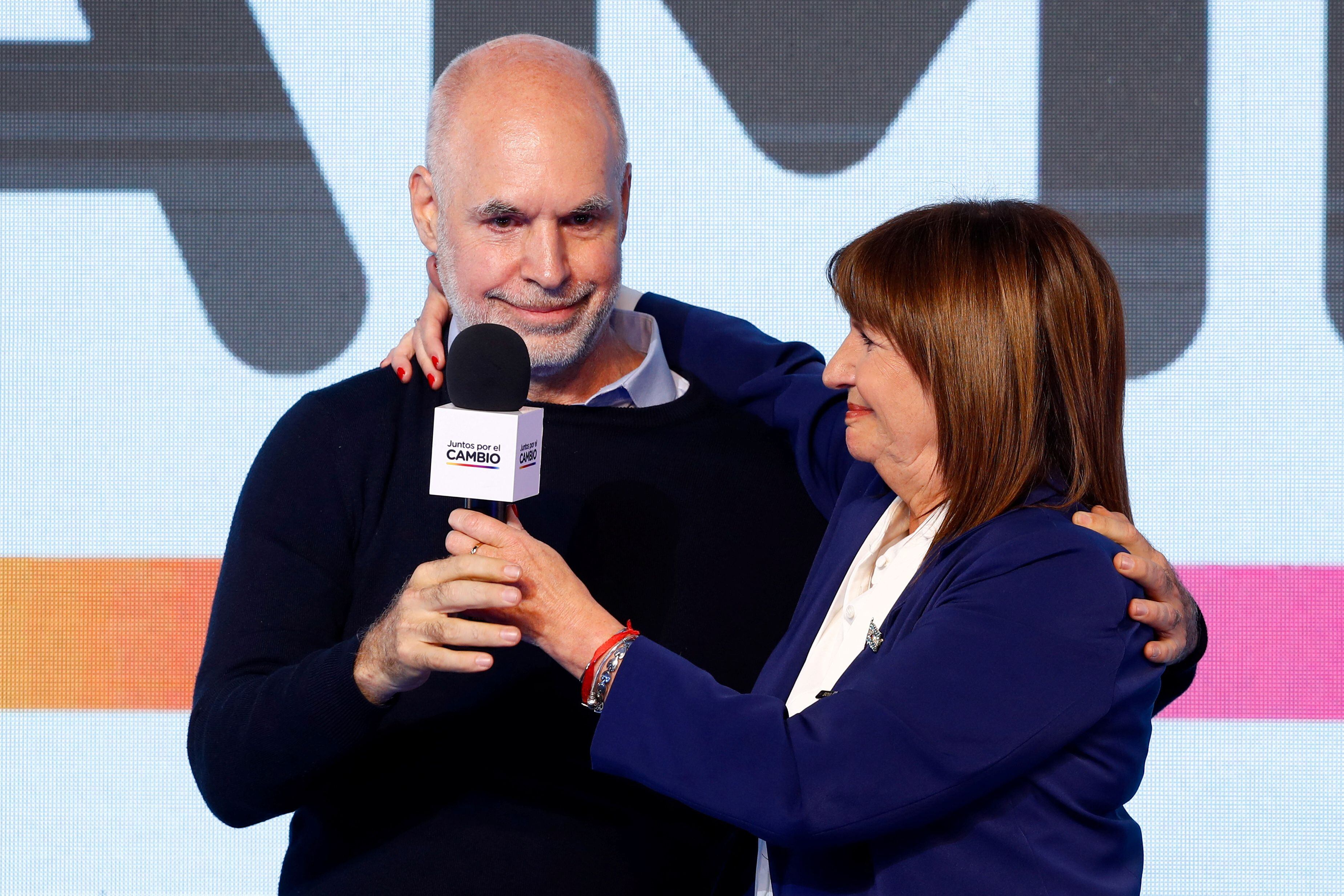 Patricia Bullrich necesita los votos de Horacio Rodríguez Larreta para ganar las elecciones (Foto: REUTERS/Agustín Marcarian)