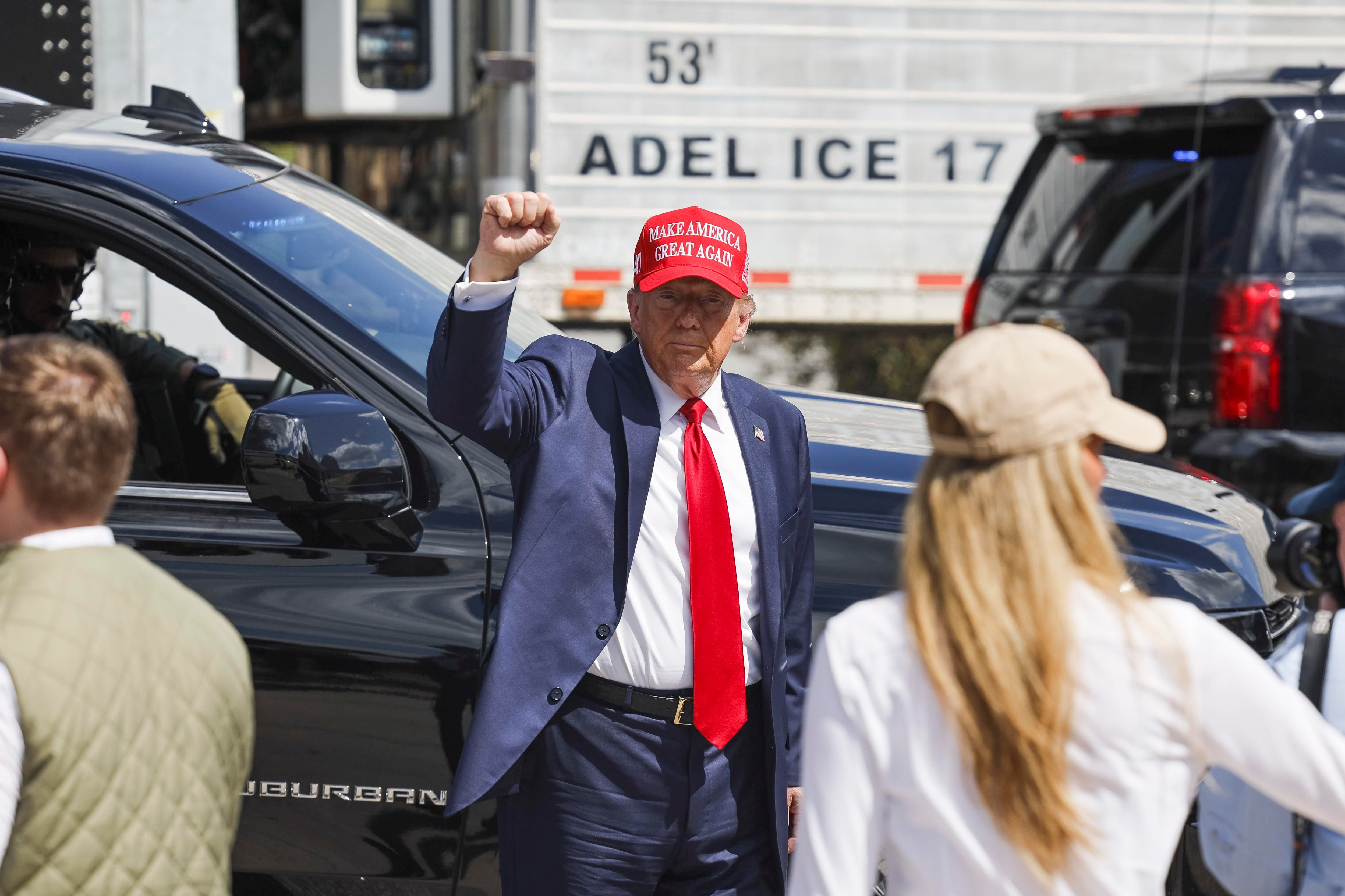 El candidato presidencial republicano Donald J. Trump (EFE/EPA/Erik S. Lesser)
