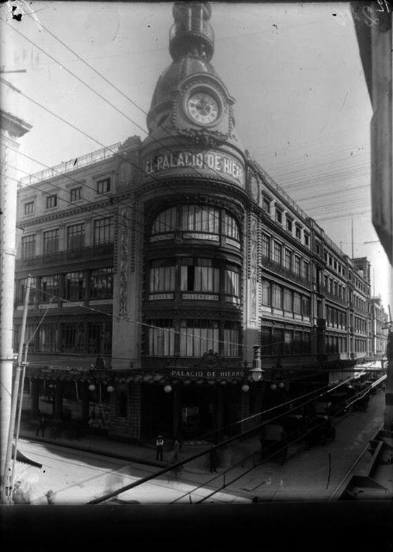 Palacio de Hierro incendio de 1914 - México 14 de noviembre Cómo se veía antes