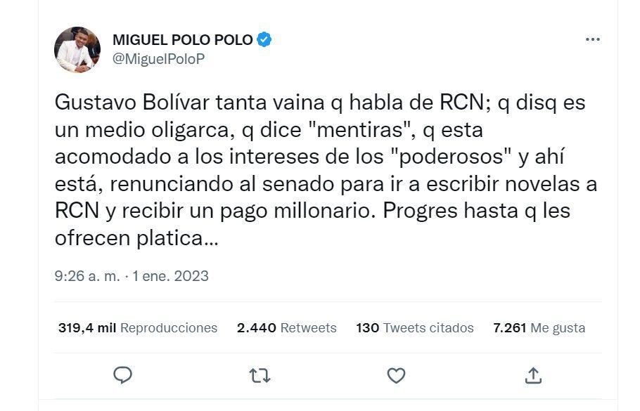 Críticas a Bolívar por unirse a RCN