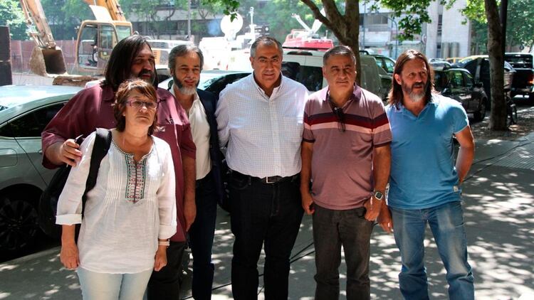 Alguno de los integrantes del Consejo de lucha contra el Hambre que se reunieron el viernes pasado con Alberto Fernández (Thomas Khazki)