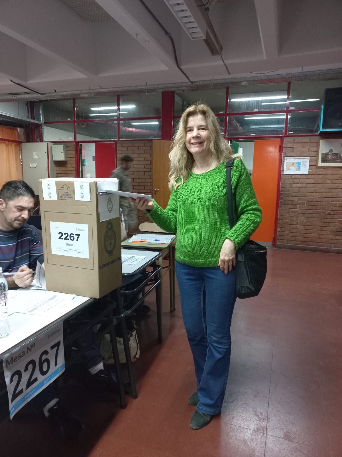 Mercedes Ninci votó en las Elecciones generales para presidente de la Nación (Teleshow)