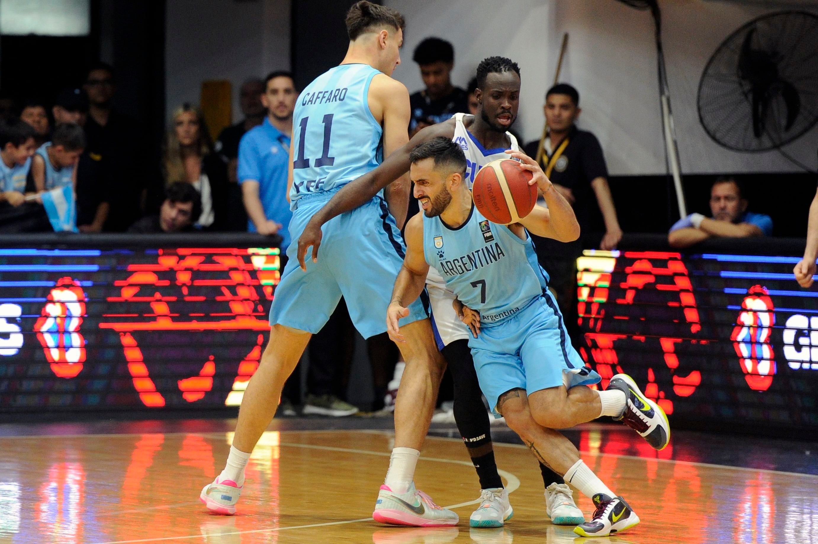 Argentina-Cuba por el Preclasificatorio Olímpico de Básquet