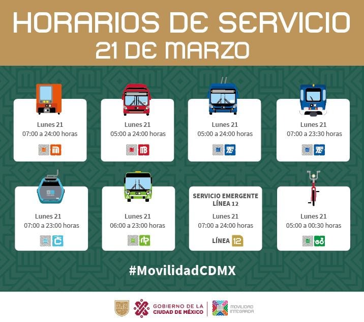 Public transport 21 de marzo cdmx