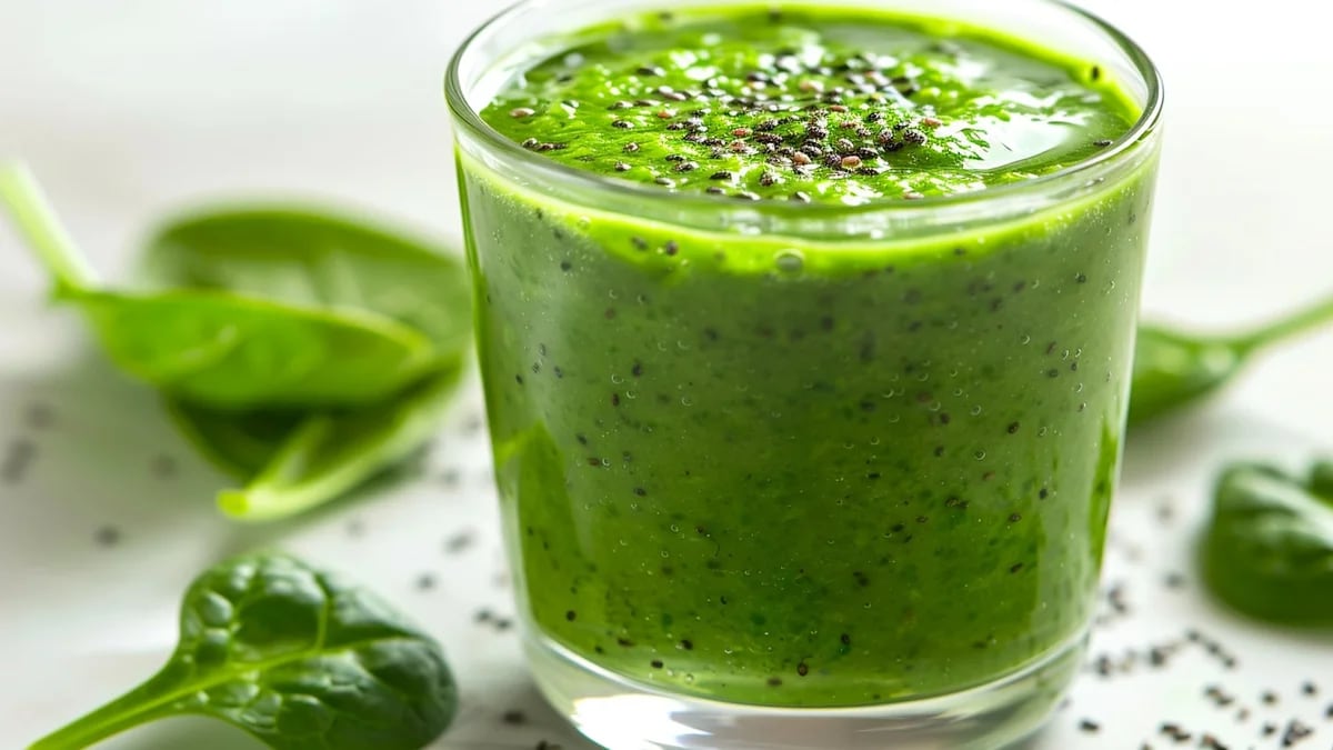 Cómo preparar el jugo verde con espinaca que ayuda a controlar la “hormona del hambre” para bajar de peso