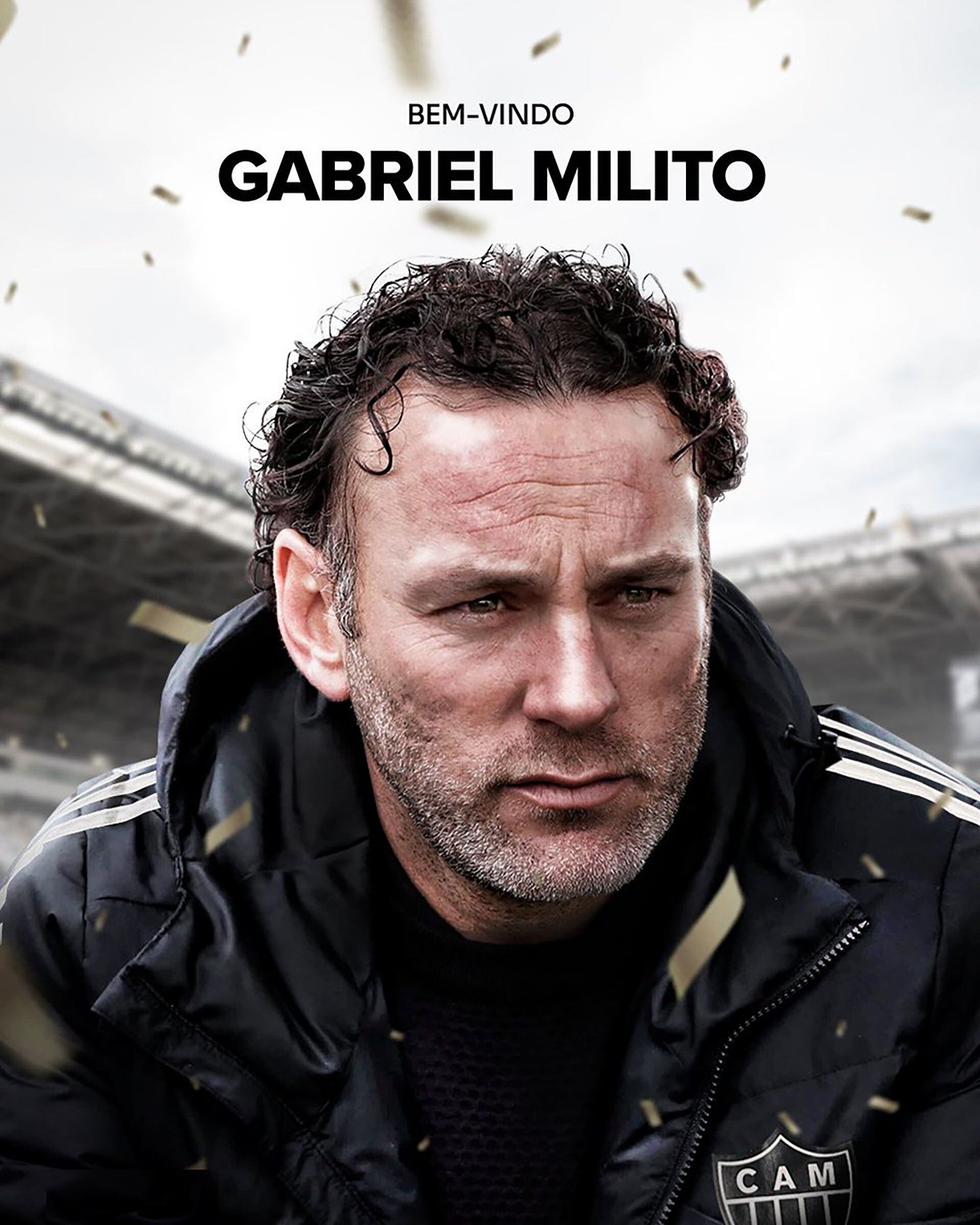 El saludo de Gabriel Milito a los fanáticos del Atlético Mineiro