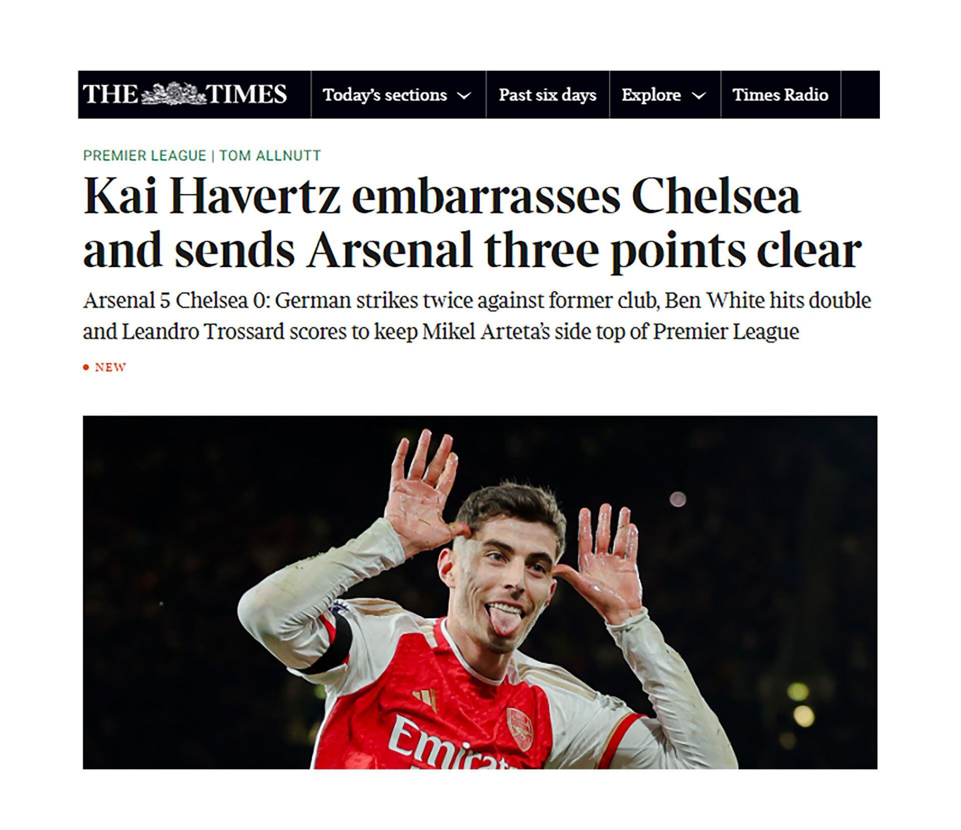 Portadas sobre Arsenal-Chelsea