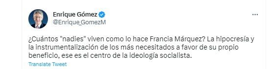 Así reaccionaron en Twitter a la polémica por la que sería la nueva casa de la vicepresidenta. Twitter.