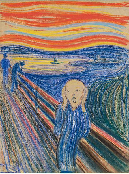 "El grito", del noruego Edvard Munch.