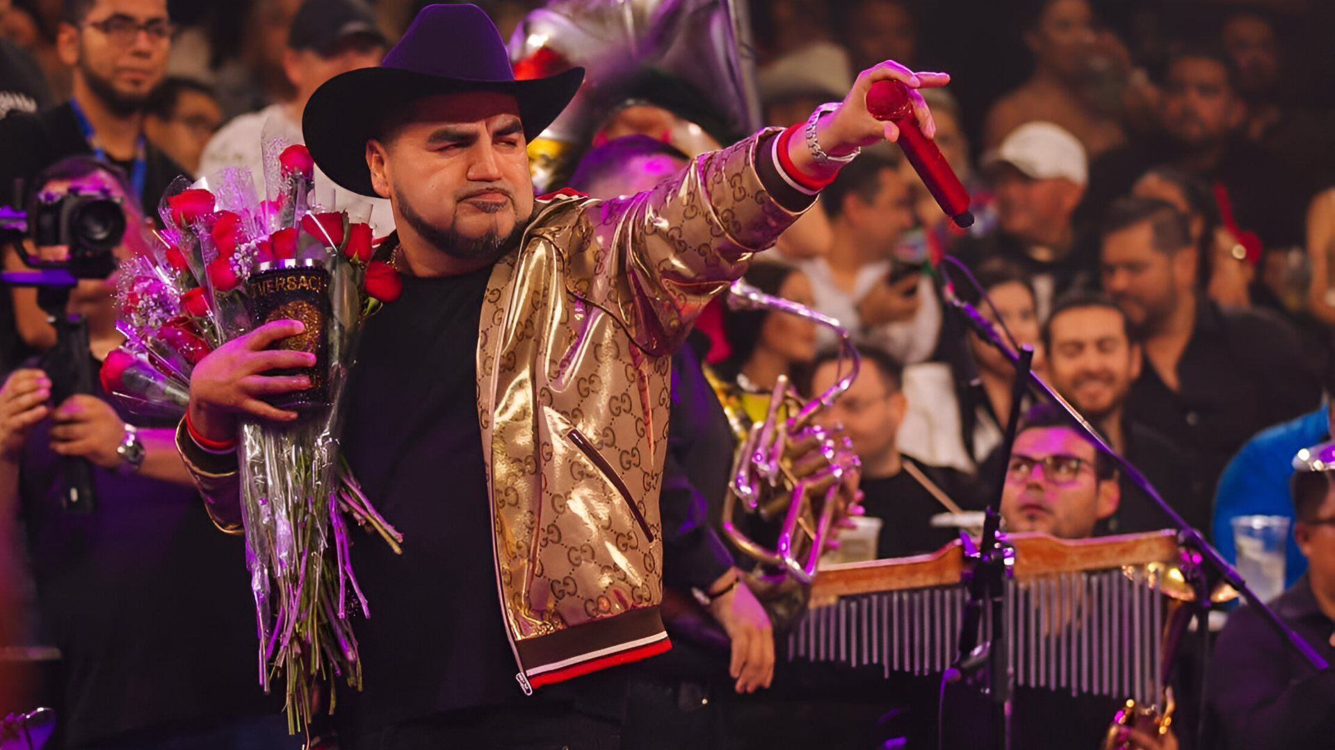 Luis Antonio López 'El Mimoso', cantante de regional mexicano acusado de violencia doméstica.