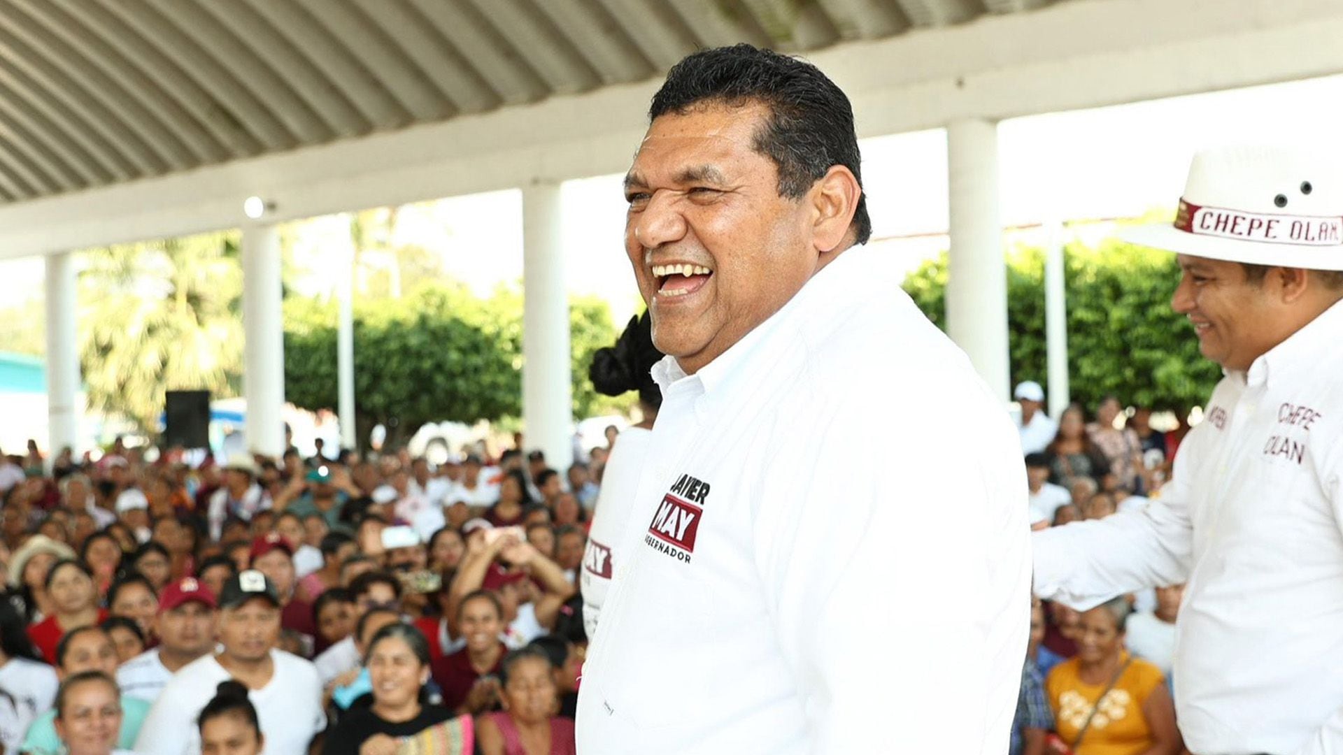 Javier May Rodríguez  candidato gobernador en   Tabasco  por Morena, PT y PVEM
Foto:
X/ @TabascoJavier