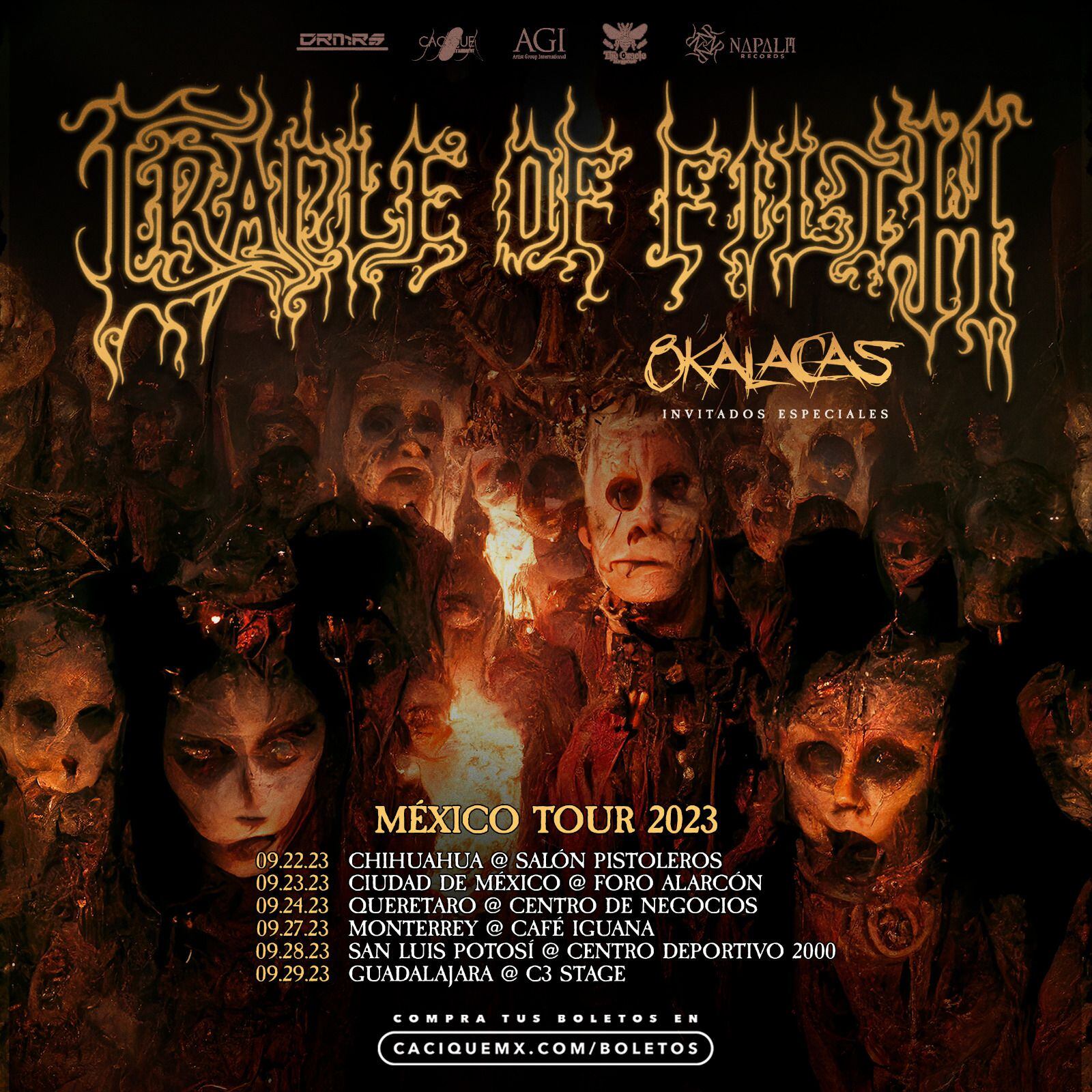 Cradle Of Filth Regresará A México Estas Son Las Fechas Confirmadas Y Precios Infobae