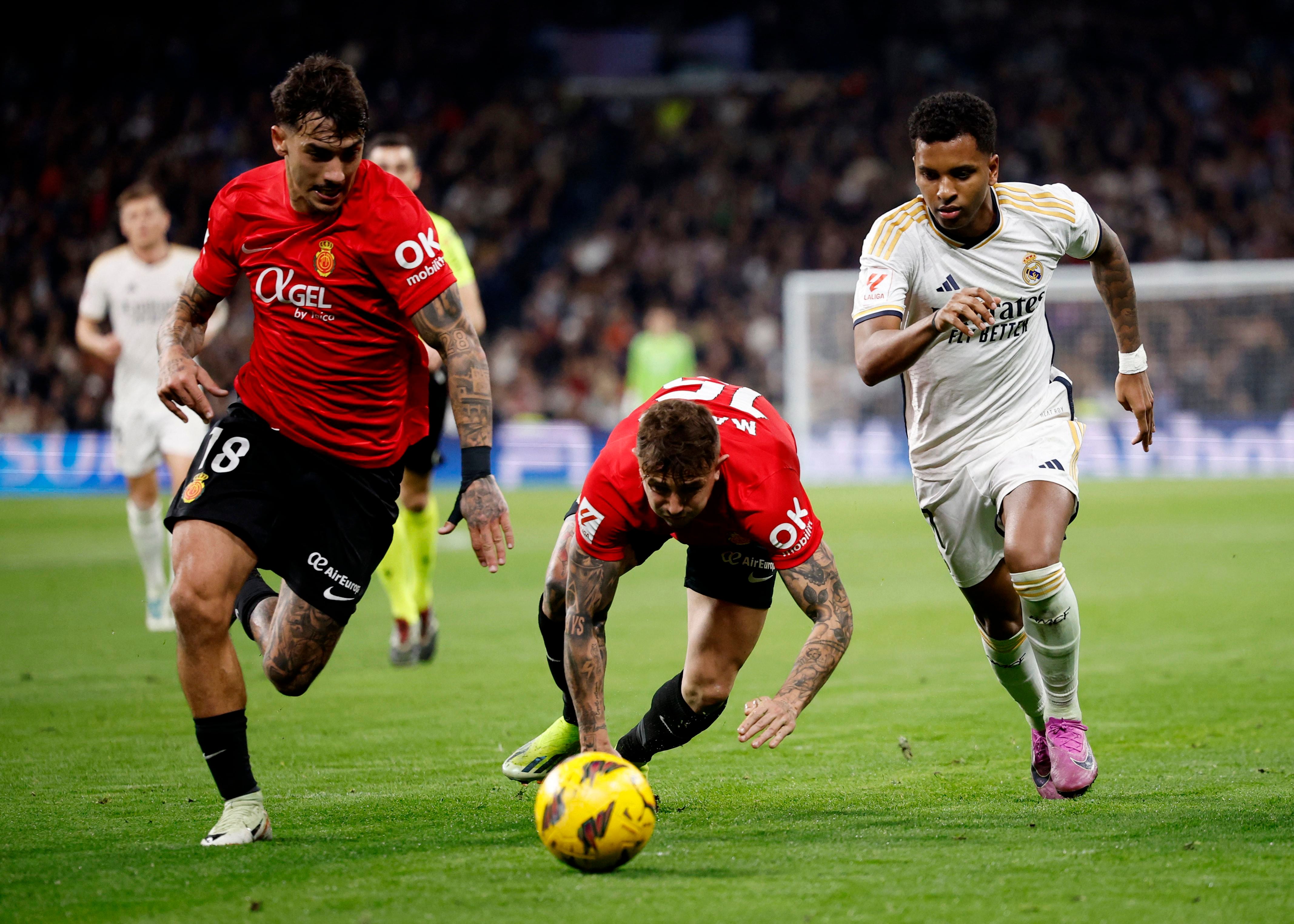 Partido del Real Madrid ante el Mallorca (REUTERS / Juan Medina)