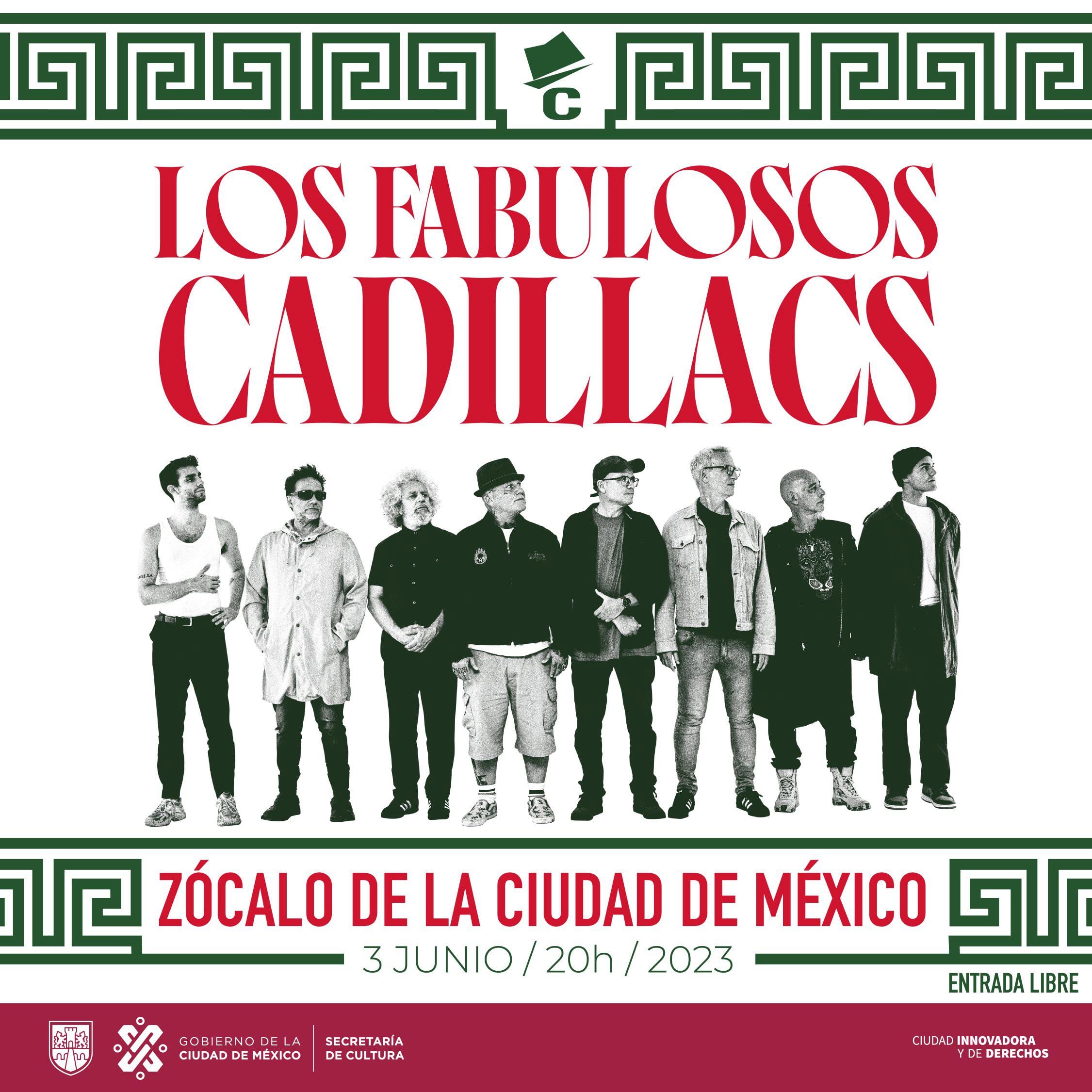 Los fabulosos cadillacs en el zócalo