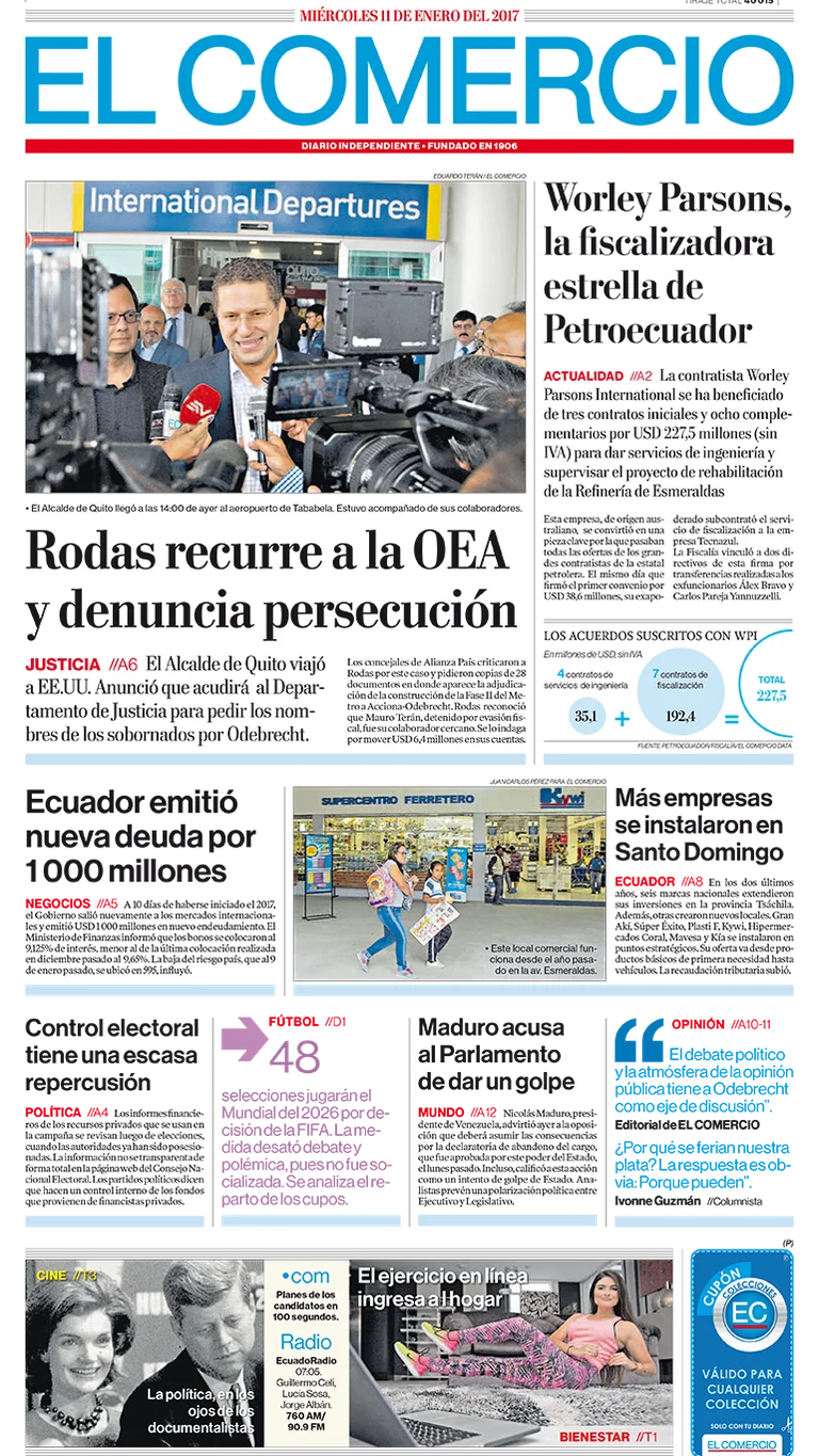 El Comercio Ecuador Miércoles 11 De Enero De 2017 Infobae