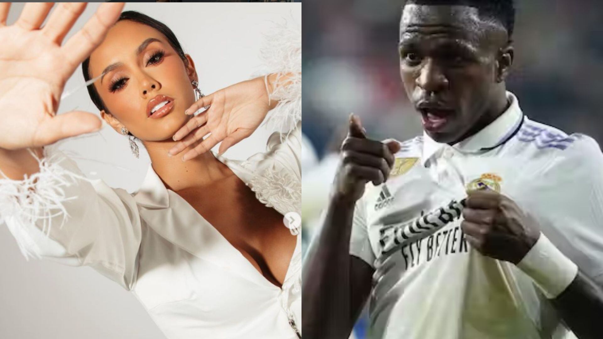 Camila Escribens habla de su vínculo con Vinícius Júnior.