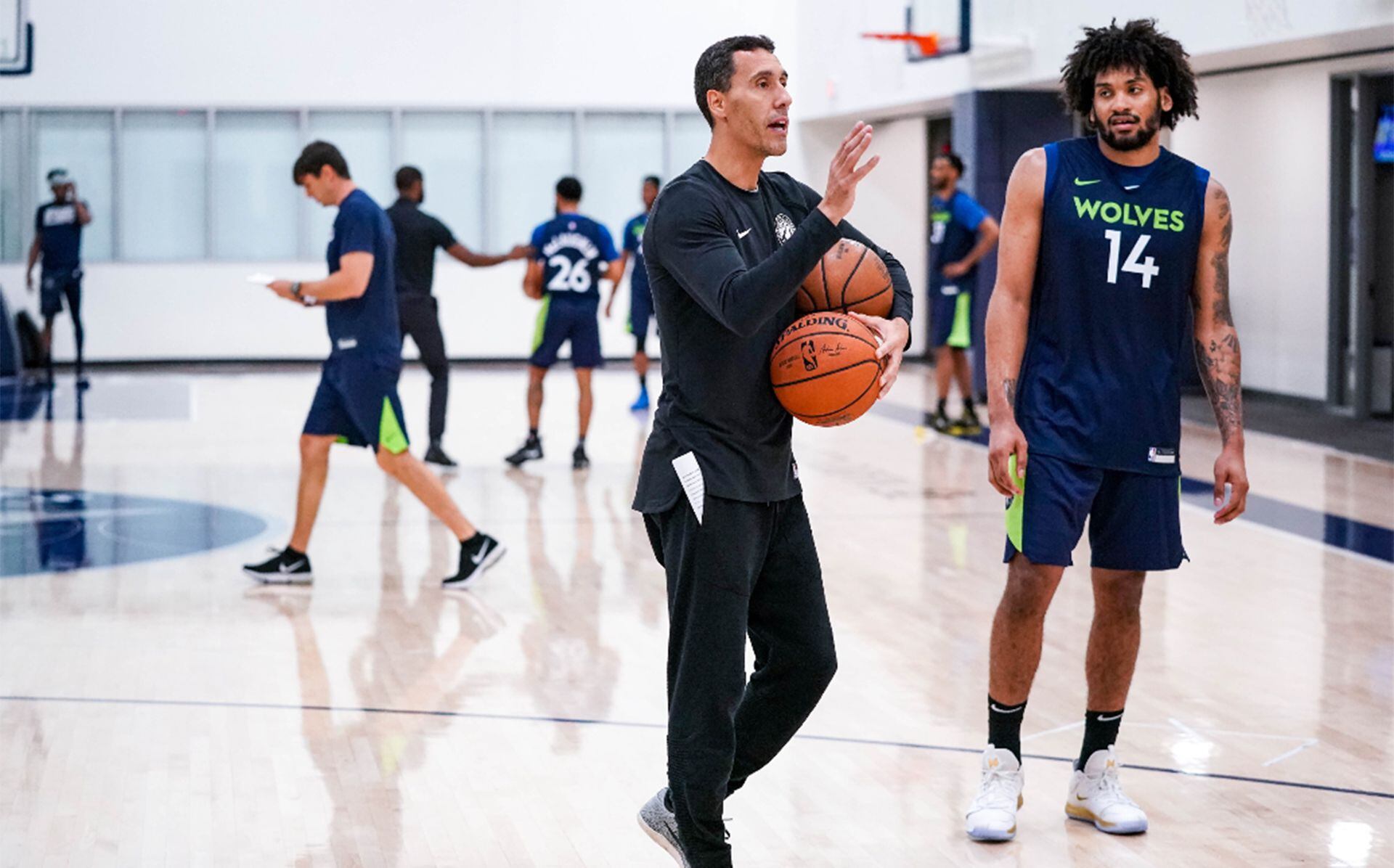 Pablo Prigioni, el argentino será parte del cuerpo técnico de la Conferencia Oeste (Cody Sharrett / Timberwolves)