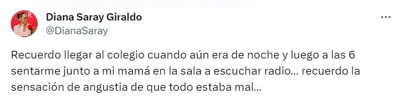 Publicación de Diana Giraldo, abogada - crédito - @DianaSaray/X