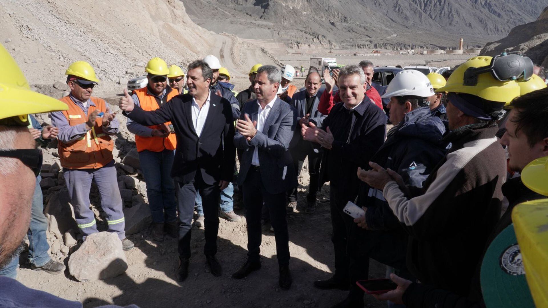 Sergio Massa inició su "gira federal" por el norte del país. Ayer visitó las provincias de San Juan y La Rioja