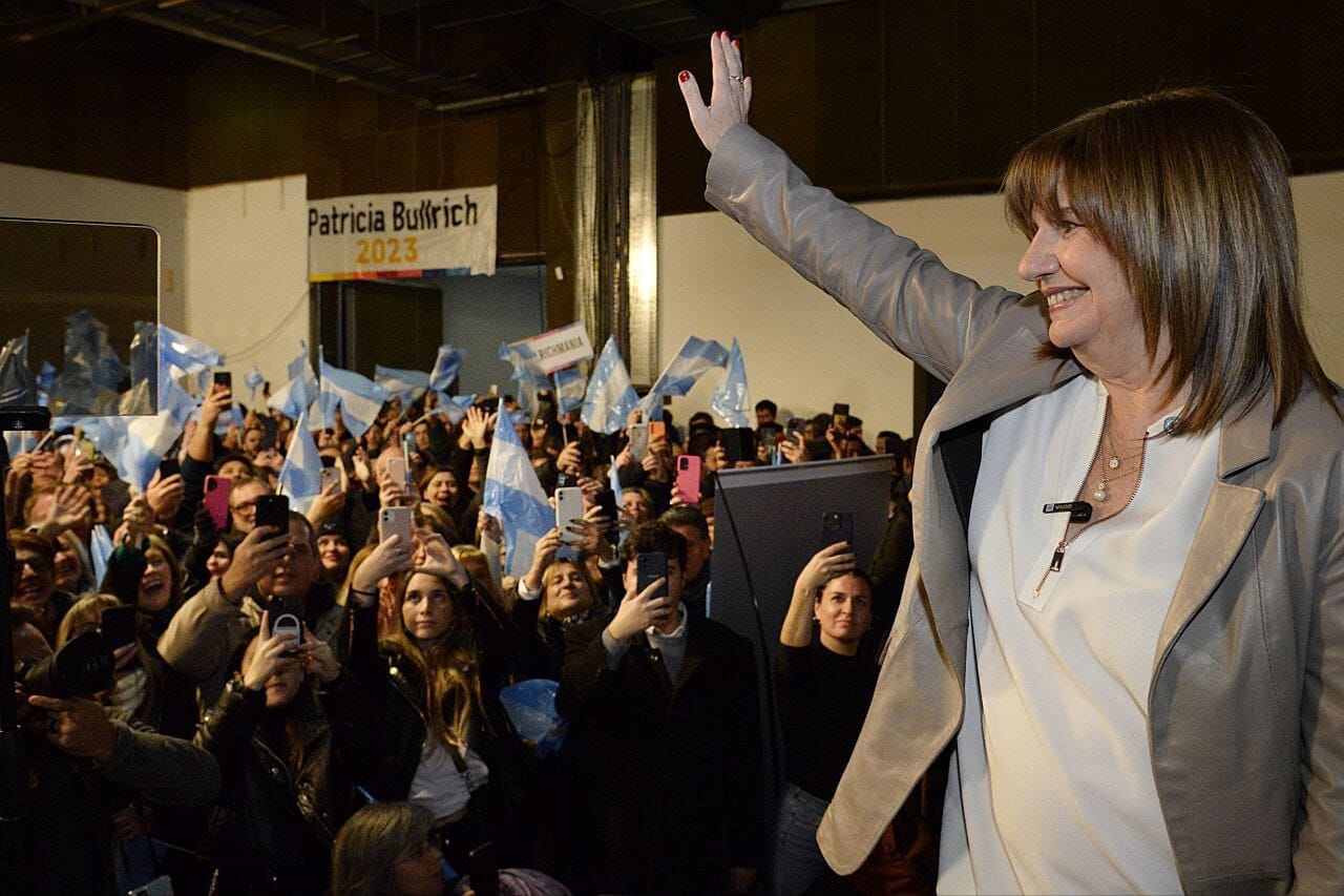 Patricia Bullrich en el cierre de su campaña en CABA