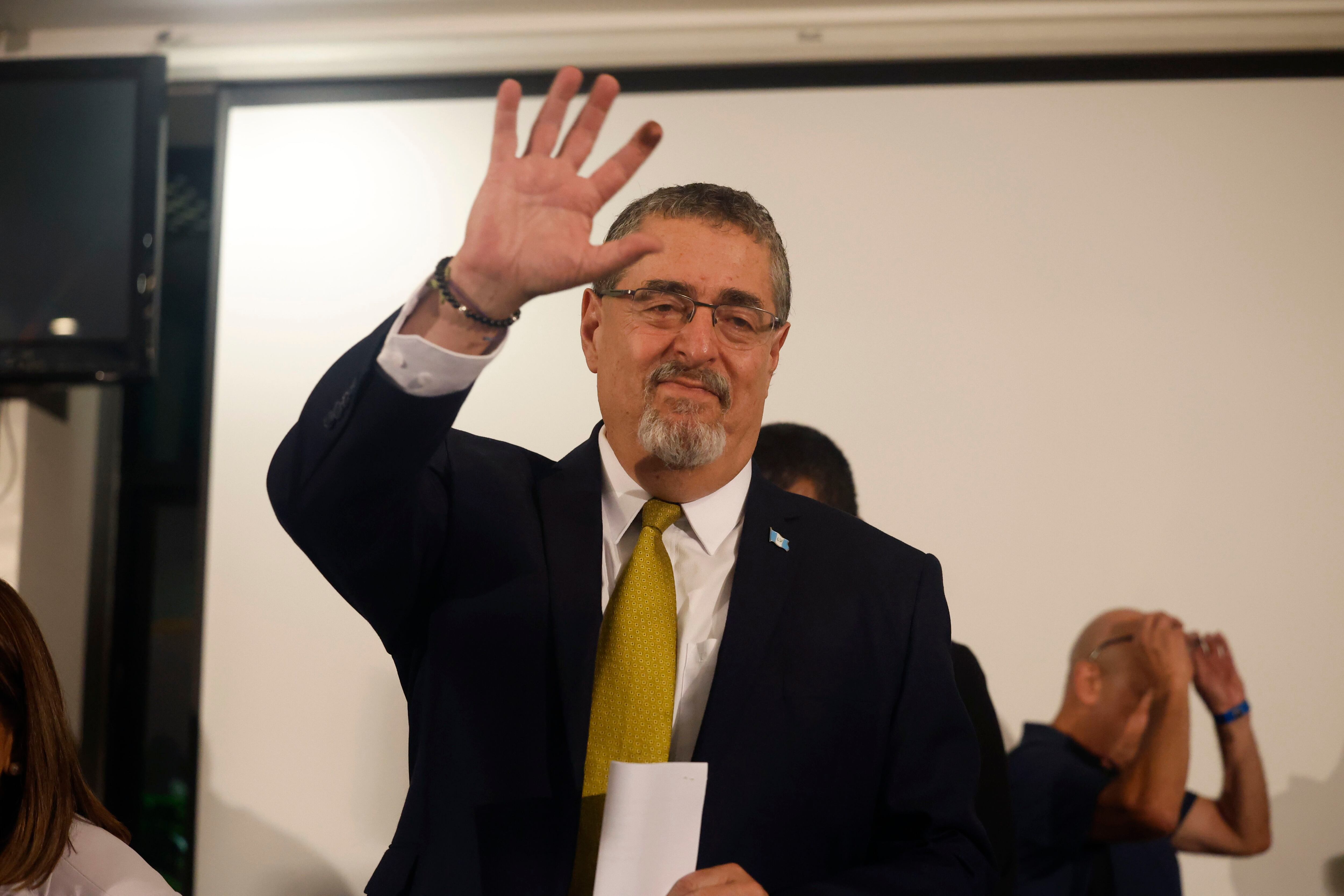 El presidente electo de Guatemala, Bernardo Arévalo, en una fotografía de archivo. EFE/ Esteban Biba 