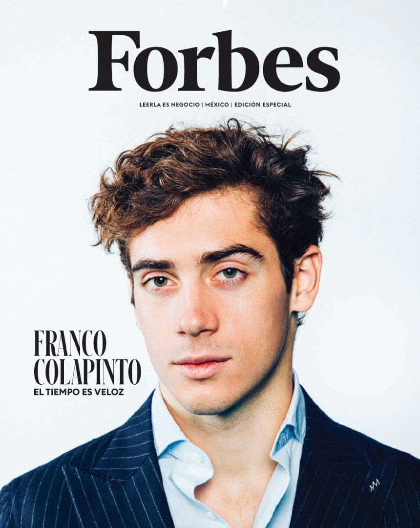 La tapa de Colapinto en Forbes México 