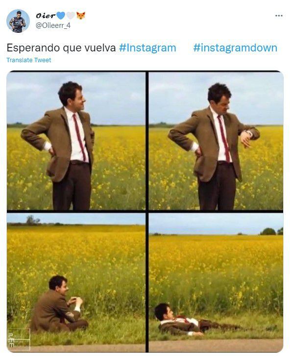 Caída de Instagram (Memes)