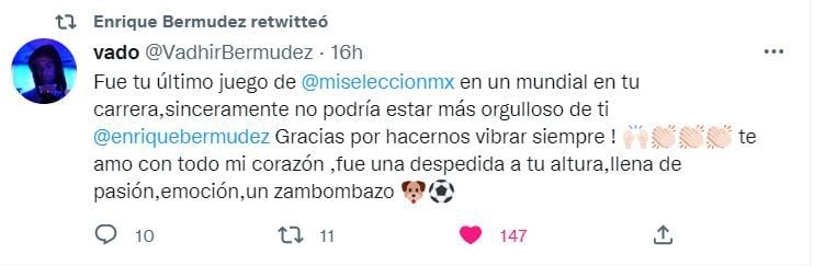 Enrique Bermúdez dejó de narrar a la Selección Mexicana (Twitter)