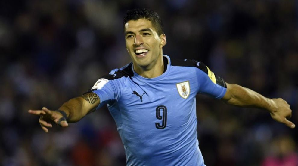 'Lucho' Suarez will be Uruguay's great reference in the attack with Edinson Cavani. | Photo: Nicolás Celaya