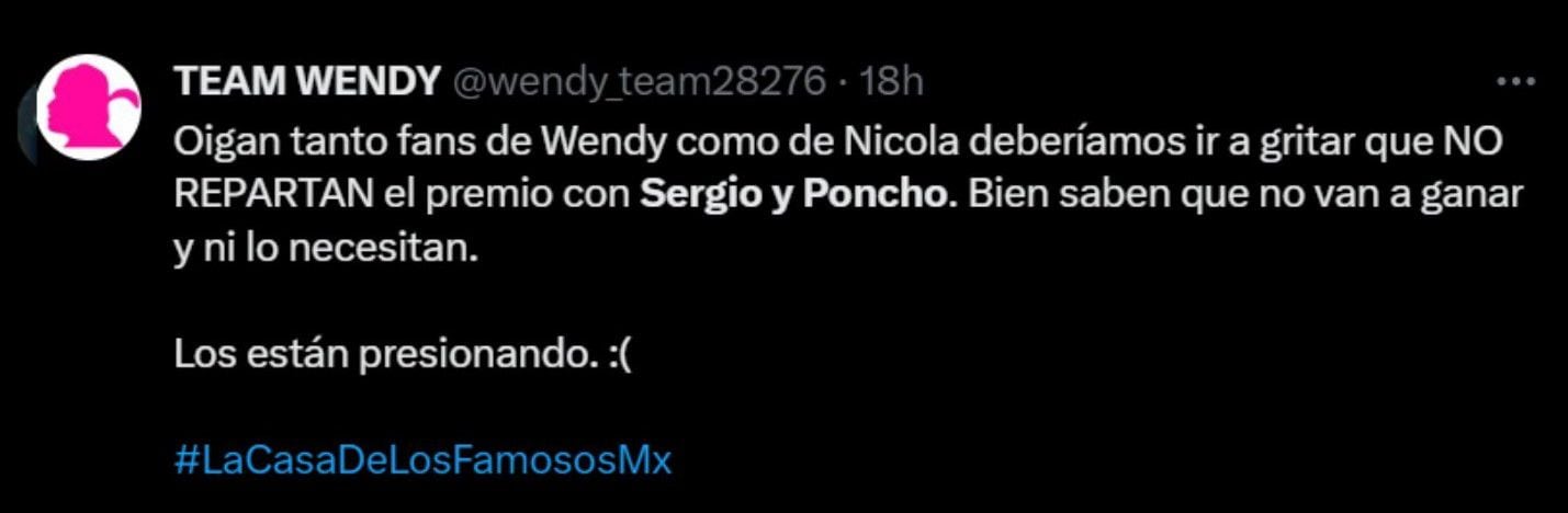 Reacciones de los fans de Nicola Porcella. (Twitter)