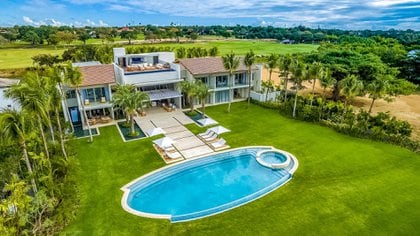 Una de las villas privadas de "Casa de Campo", en República Dominicana