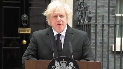 Boris Johnson. Captura BBC