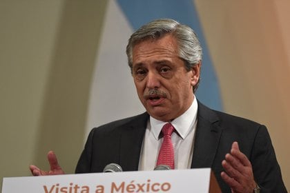 Alberto Fernández visitará por segunda vez México, invitado por AMLO, luego de haberlo hecho en 2019 (Foto: Pedro Pardo/AFP)