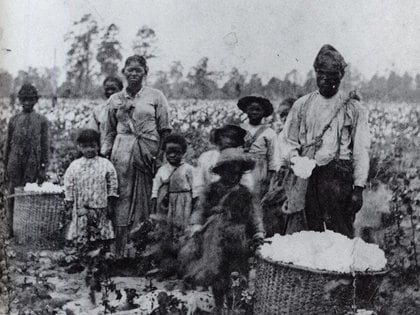 familia esclavos georgia 1850 New York Historical Society Wikimedia 400 esclavitud