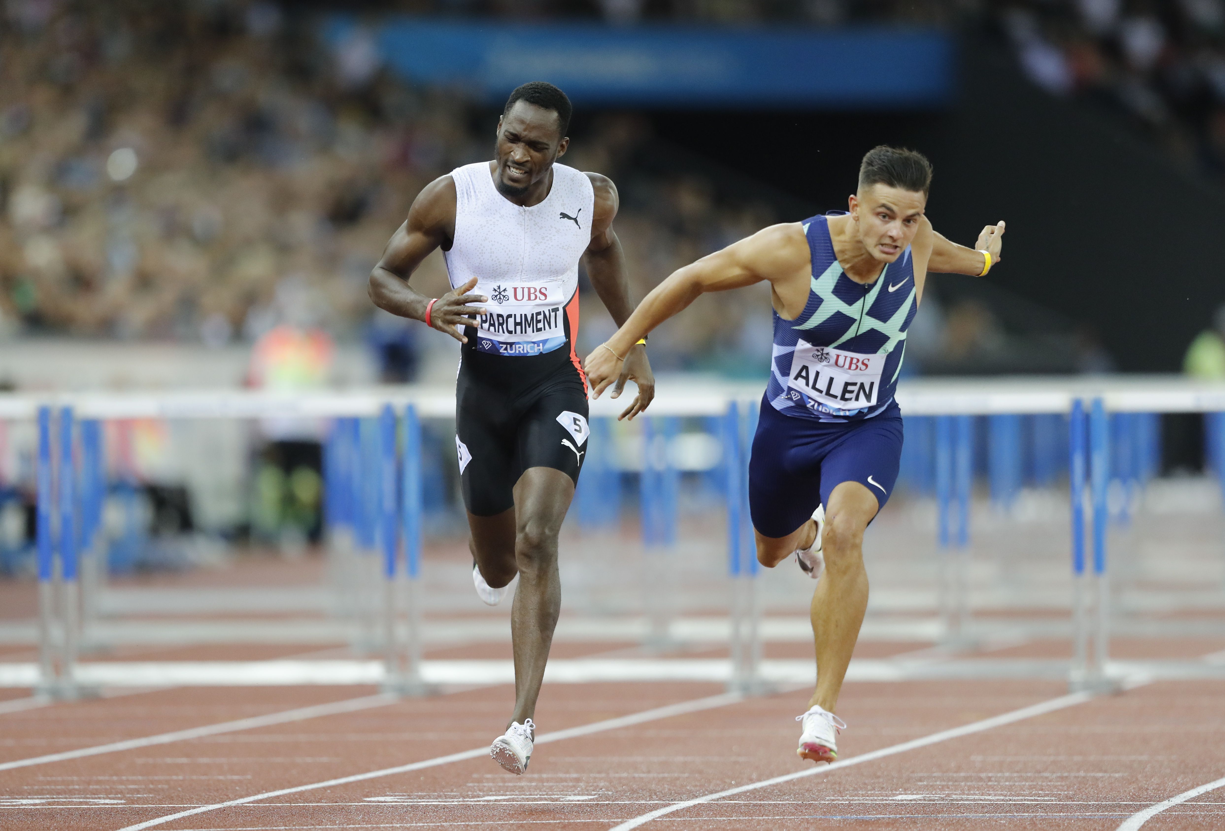 Eagles wide receiver Devon Allen runs third-fastest 110m hurdles