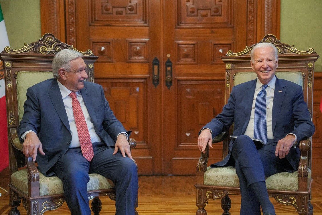 10/01/2023 El presidente de México, Andrés Manuel López Obrador, y el presidente de Estados Unidos, Joe Biden POLITICA CASA BLANCA 