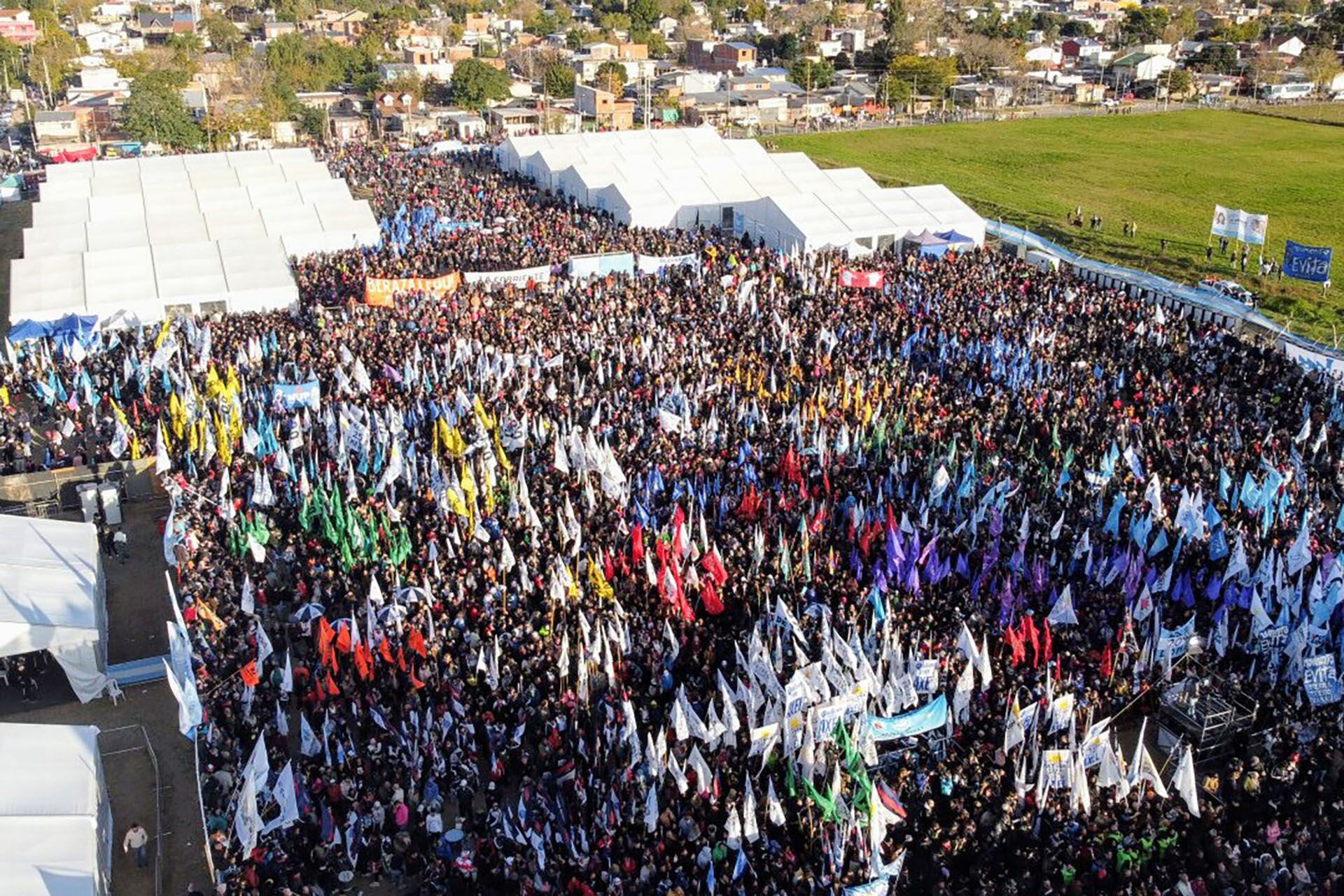 Axel Kicillof en Florencio Varela