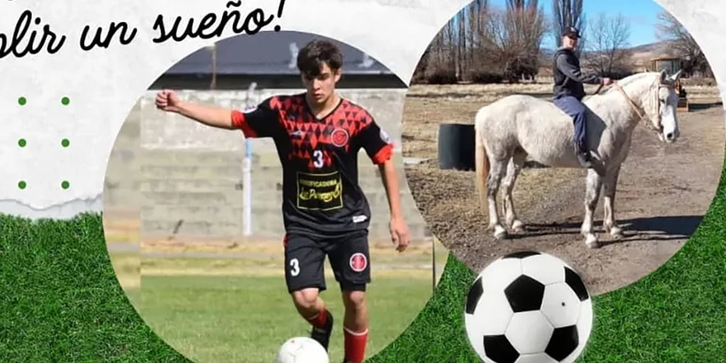 Tiene 15 años y organizó una rifa con su caballo como premio para viajar a una prueba en un club de fútbol en Italia