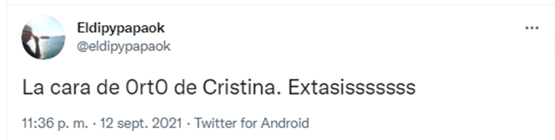 El Dipy sobre Cristina