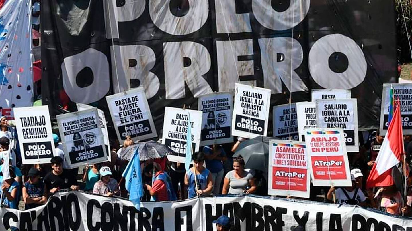 Marcha piquetera polo obrero