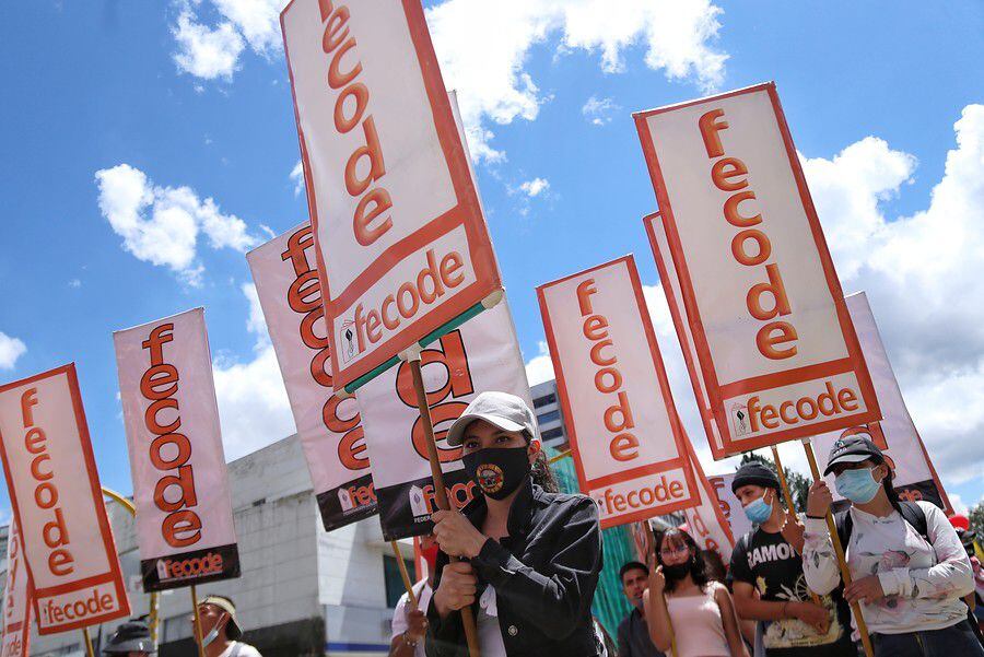 Marcha Fecode (Colprensa - Camila Díaz)