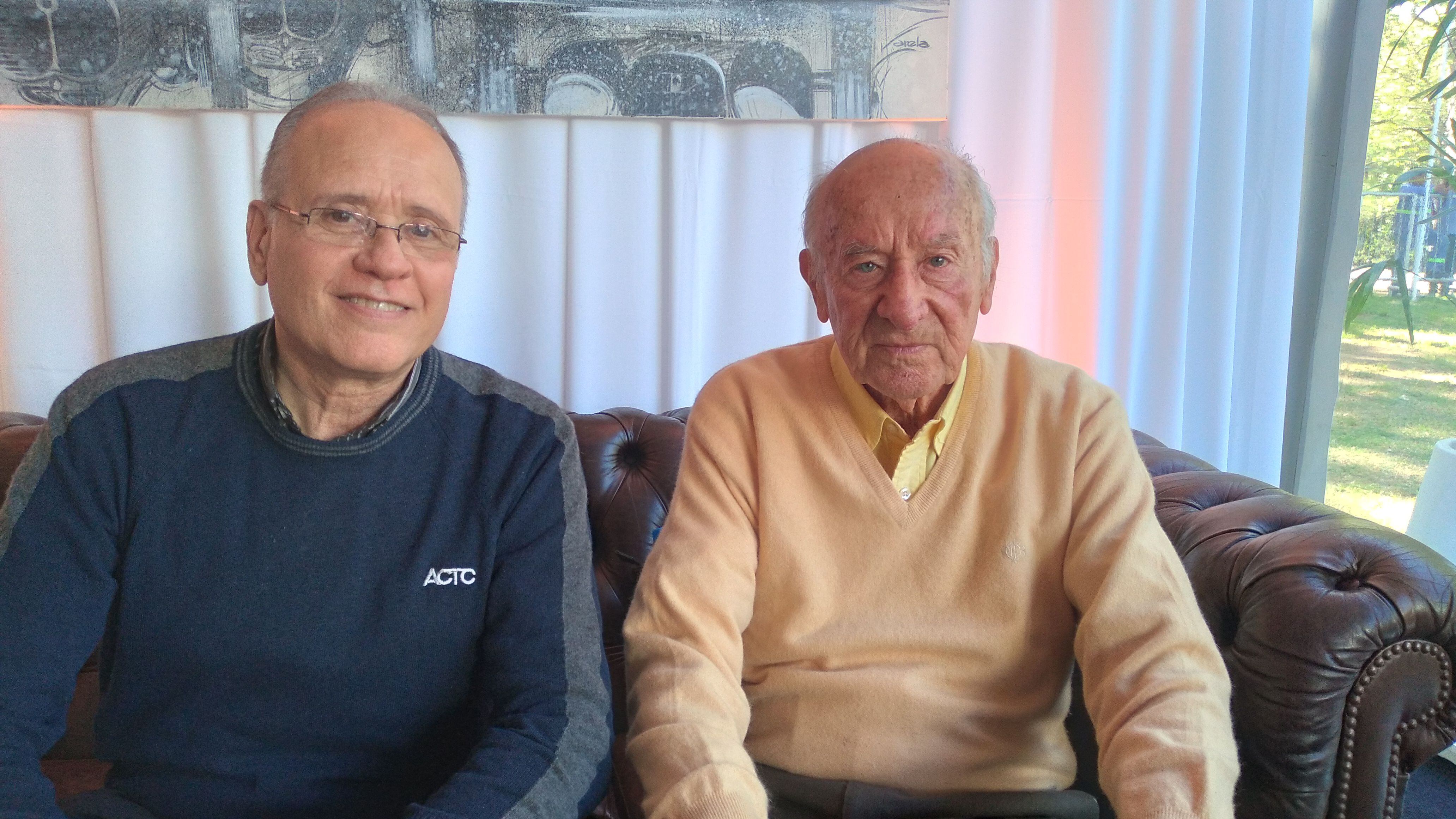 Mario Gayraud y José Miguel Herceg, el preparador más emblemático de Ford en la Argentina