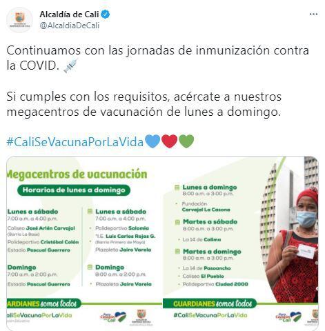 vacunación Cali