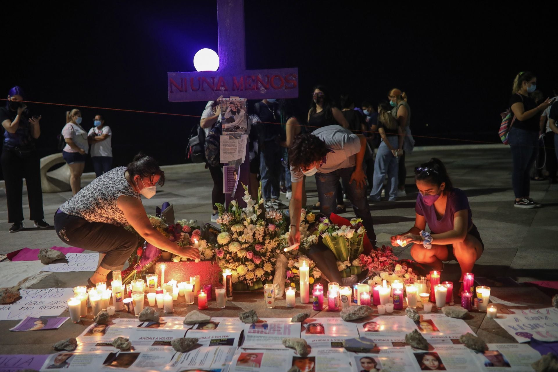 Protestos de feminicídio em Veracruz (Foto: Cuartoscuro)