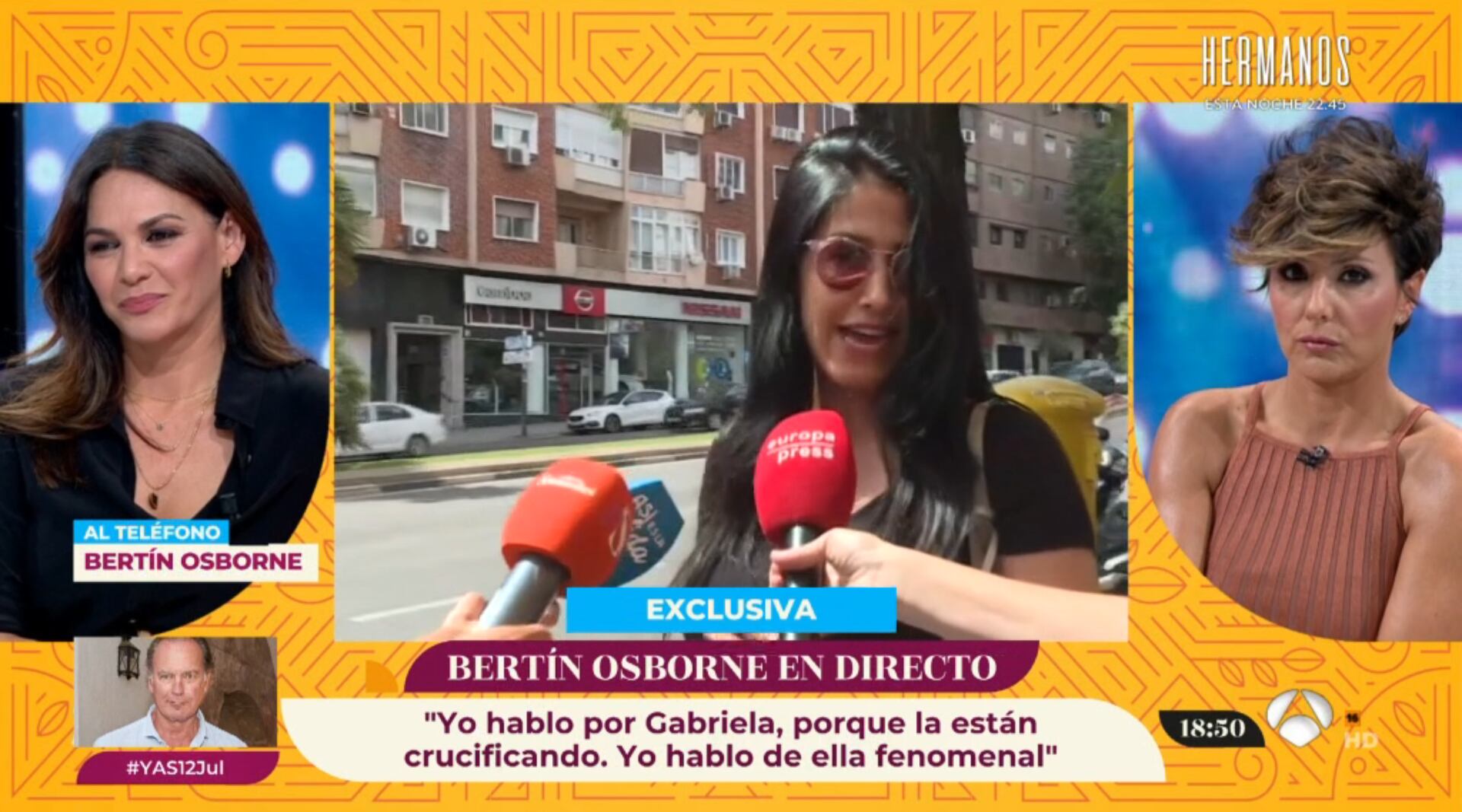 Bertín Osborne Estalla En Directo Por La Entrevista De Fabiola Martínez