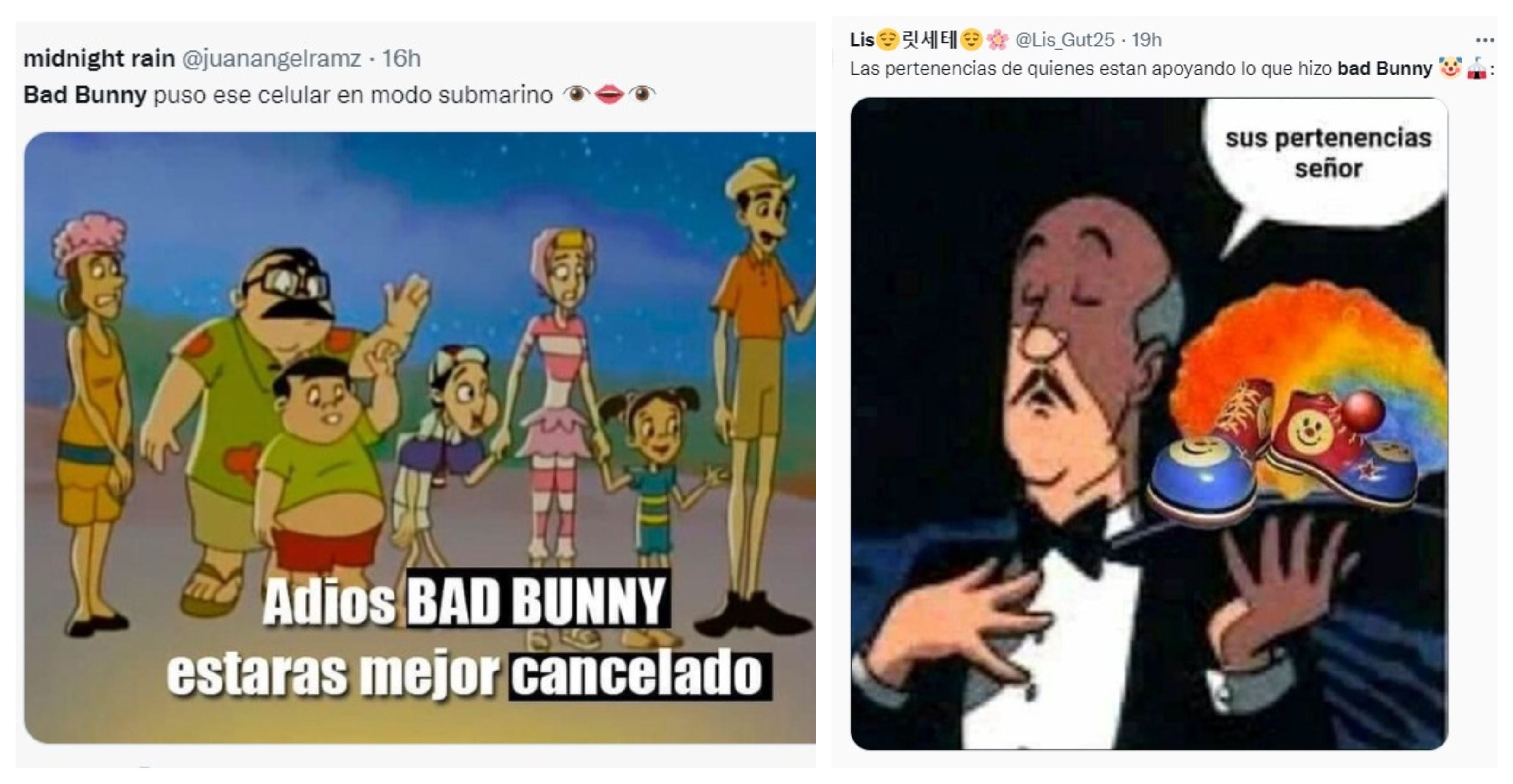 Los memes más divertidos que dejó la polémica reacción de Bad Bunny con una  fanática - Infobae